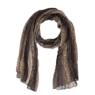Halsüberkopf Accessoires - 160x50 Schal Leo beige - Gr. - OS