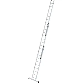 Munk Sprossen-Schiebeleiter 3-teilig mit Standard-Traverse - 020320