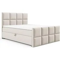 Best for Home Boxspringbett Trinity K-2 LUX Boxspring bett Stauraum 7-Zonen H3 inkl. Topper (Boxspringbett-Set, 1-St., 140x200 160x200 180x200 200x200 cm), Ergonomischer Schlafkomfort, druckentlastender Topper, großer Stauraum