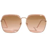LIPSY Sonnenbrille Lipsy Glitzer-Sonnenbrille mit Metallrahmen (1-St)
