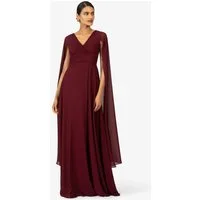Kraimod Abendkleid aus hochwertigem Polyester Material mit Capeärmel