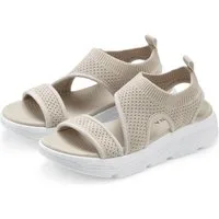 LASCANA Sommerschuh Sandale Sandalette, Sommerschuh aus elastischem Textil besonders leicht VEGAN