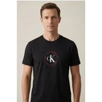 Calvin Klein Jeans T-Shirt Regular fit mit Rundhalsausschnitt