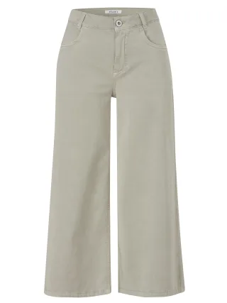eiszeit - Hose 7/8 ausgestelltes Bein Culotte apple green light - Gr. - 48