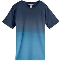 bonprix T-Shirt aus reiner Baumwolle, mit Farbverlauf, Kurzarm-Design