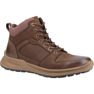 Hush Puppies Arnie Leder Herren Stiefel Braun