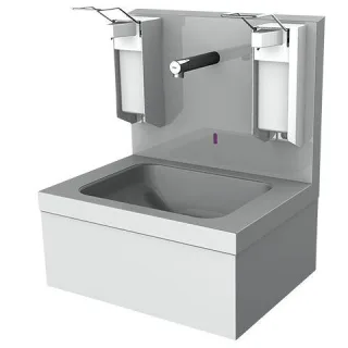 KWC Aquarotter Hygienewaschplatz, elek., Edelstahl, AP, Thermostat, 550x650x425 mm, 230 VAC, 2030062 2030062338