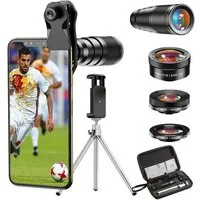 LuxusKollektion HD Telefonobjektiv-Kit 22X Teleobjektiv + 25X Makro + Weitwinkel Teleobjektiv