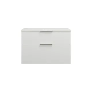 Burgbad Waschtischunterschrank Eqio 619x900x550 Weiß Hochglanz, WXXH090F2009 WXXH090F2009