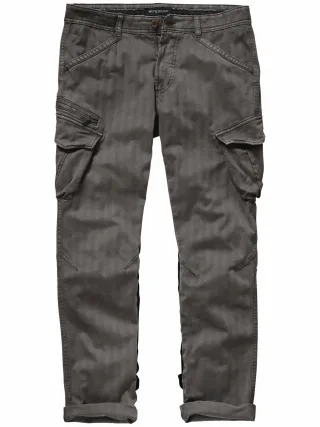 Mey & Edlich Herren Macher-Cargo Grau 100 % Baumwolle