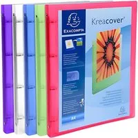 EXACOMPTA Ringbuchmappe Exacompta Ringbuch A4 4R 15mm KC Chroma sort