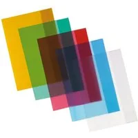 Herlitz Schulheft 10 Herlitz Heftumschläge / Hefthüllen DIN A5 / 5 verschiedene Farben