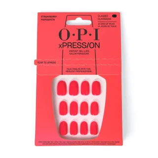 Opi Xpress/on Künstliche Nägel Iconic Shades #strawberry Margarita 30 Stück