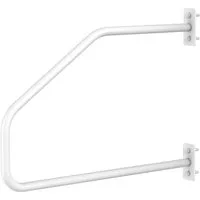 BBG Haltegriff Badezimmer Haltegriff aus Metall mit Wand-& Bodenmontage,40 cm / 60 cm, rutschfest, korrosionsbeständig, bis 136 kg belastbar