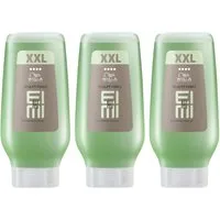 Wella Professionals Haargel EIMI Sculpt Force XXL Flubber Gel 250ml Extra Stark UV Schutz, Spar-Set, 3er-Pack