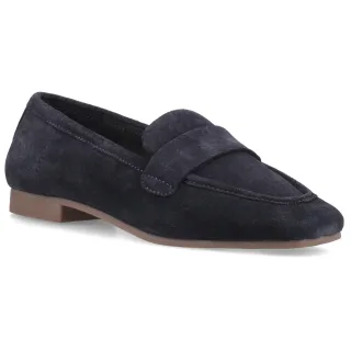Hush Puppies Sutton Wildleder Leder Damen Navy Slipper