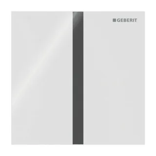Geberit Typ 40 Abdeckplatte 246121SI1 für Urinalsteuerung IR, Square, weiß