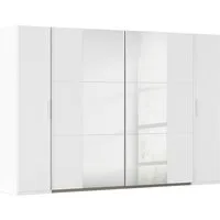 rauch Schwebetürenschrank Kleiderschrank Drehtürenschrank Schrank Garderobe KRONACH (in 3 Ausstattungen BASIC/CLASSIC/PREMIUM, Breiten 225/268/311/354 cm) Kombischrank optional mit 1 oder 2 Spiegel viele Böden MADE IN GERMANY