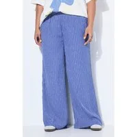 Studio Untold Schlupfhose Hose wide Straight Legs Pailletten-Streifen