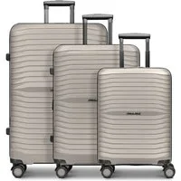 Stratic Trolleyset Shine, 4 Rollen, (3-teilig, 3 tlg), Polypropylen