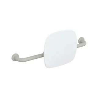 Hewi 801 Rückenstütze 801.51B916197 Wandabstand 150mm, matt, Lehne signalweiß, lichtgrau