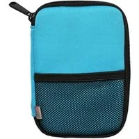 Hama Etui Hama Card-Case Speicherkarten-Tasche Blau, Etui für 5 Speicherkarten, USB-Sticks, Batterien mit Gürtelschlaufe