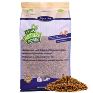 Lyra Pet Mehlwürmer-/Soldatenfliegenlarven-Mix 5 kg