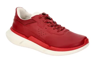 Ecco 83076301065 Damen Sneaker BIOM 2.2 in Rot Brick mit Fersen-Reflektor