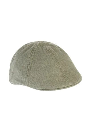 camel active - Flat Cap mit Gummizug khaki - Gr. - L