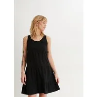 bonprix Jerseykleid für entspannte Sommertage, aus Baumwolle, lockere A-Linie, knielang