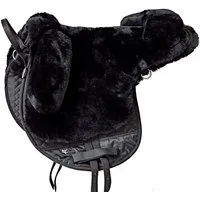 Engel Reitsport Dressursattel Fellsattel aus echtem Lammfell und robustem Steppstoff aufpolsterbar, (1-St)