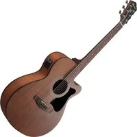 Ibanez Westerngitarre VC44CE-OPN Weathered Open Pore Natural, Grand Concert, Ibanez Undersaddle Tonabnehmer mit AEQ-2T Preamp