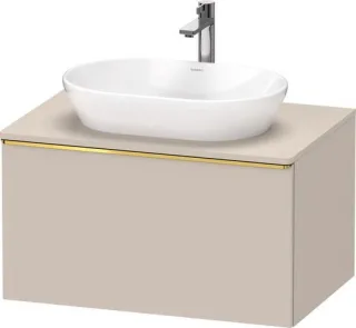 Duravit D-Neo Konsolenwaschtischunterbau wandhängend Taupe Matt 800x550x459 mm - DE4947034910000 DE4947034910000
