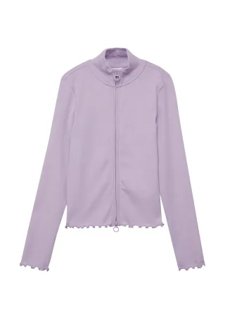 s.Oliver - Sweatshirt Jacke lila - Gr. - 176