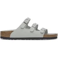 Birkenstock Florida Fresh Damen Sandalen Pantolette Leder Normale Weite 1029349 Clog Komfort