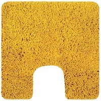spirella Badematte HIGHLAND, Höhe 40 mm, Badteppich Hochflor, 100% Polyester Microfaser, Anti-Rutsch Beschichtung, mit Toilettenausschnitt, für Fußbodenheizung geeignet, waschbar 40°, schnelltrocknend, Polyester, rechteckig, Rutschhemmende Unterseite