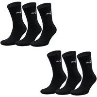 PUMA Sportsocken Bequeme Performancesocken aus Baumwollmischung (6-Paar) Strümpfe für Damen & Herren, Größe 43-46