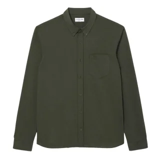 Lacoste - Hemd für Herren, Baumwolljersey, Regulär, Langärmlig (Grün)