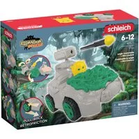 Schleich® Spielfigur ELDRADOR® CREATURES, Dschungel-Crashmobil+Mini Cretaure (42671)