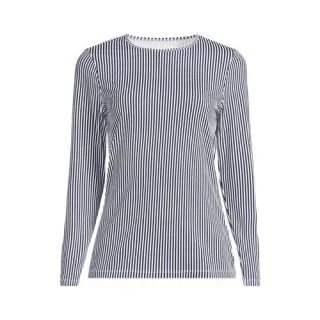 Schnelltrocknendes UPF 50 Sonnenschutz-Badeshirt in Lang-Größe, Damen,  Orange, Nylon-Mischung, by Lands' End