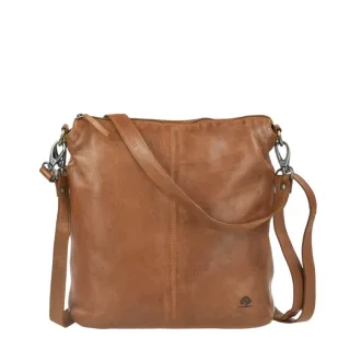 Greenburry Shopper Damen Leder braun mit variablem Doppel-Riemensystem | Torro Lavado Beuteltasche für Alltag Freizeit Reise Stadt 1325-24