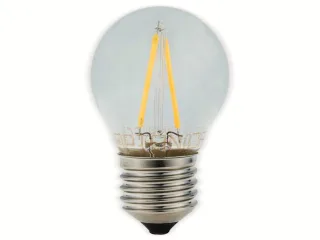 OPTONICA LED-Lampe 1866 Fil, E27, G45, EEK F, 2W, 200lm, 2700K