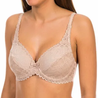 Blumen-Eleganz Damen-BH mit Unterdraht P0DC8