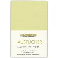 Traumschloss Betttuch Haustuch, 100% Baumwolle, Gummizug: ohne, (1 Stück), hautsympathisch und pflegeleicht