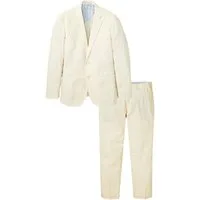 bonprix Anzug (Set, 2-tlg) zweiteiliges Set mit Sakko und Hose, aus Leinen und Baumwolle