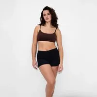 cfab Bügelloser BH Scoop Bralette-Braun-M (1-tlg)