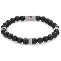 Tommy Hilfiger Armband Schmuck Edelstahl Armschmuck, mit Lavastein oder Sodalith
