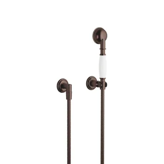 Dornbracht Schlauchbrausegarnitur mit Einzelrosetten MADISON 27803361 Dark Bronze gebürstet,27803361 27803361-43