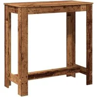 vidaXL Esstisch Bartisch Altholz-Optik 102x50x103,5 cm Holzwerkstoff (1-St)