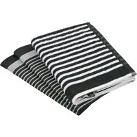 ROSS Geschirrtuch Exclusiv, (Set, 3-tlg), 1x Küchen-Frottiertuch 50x50 cm Streifen u. 2x Geschirrtücher 50x70 cm